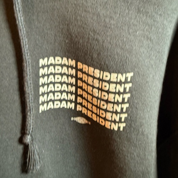 Madam President Black Hoodie for Men - Picture 2 of 12